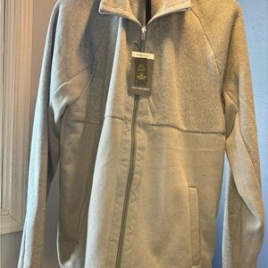 NWT’s Van Heusen Men's Light Gray Zip-Up Sweater